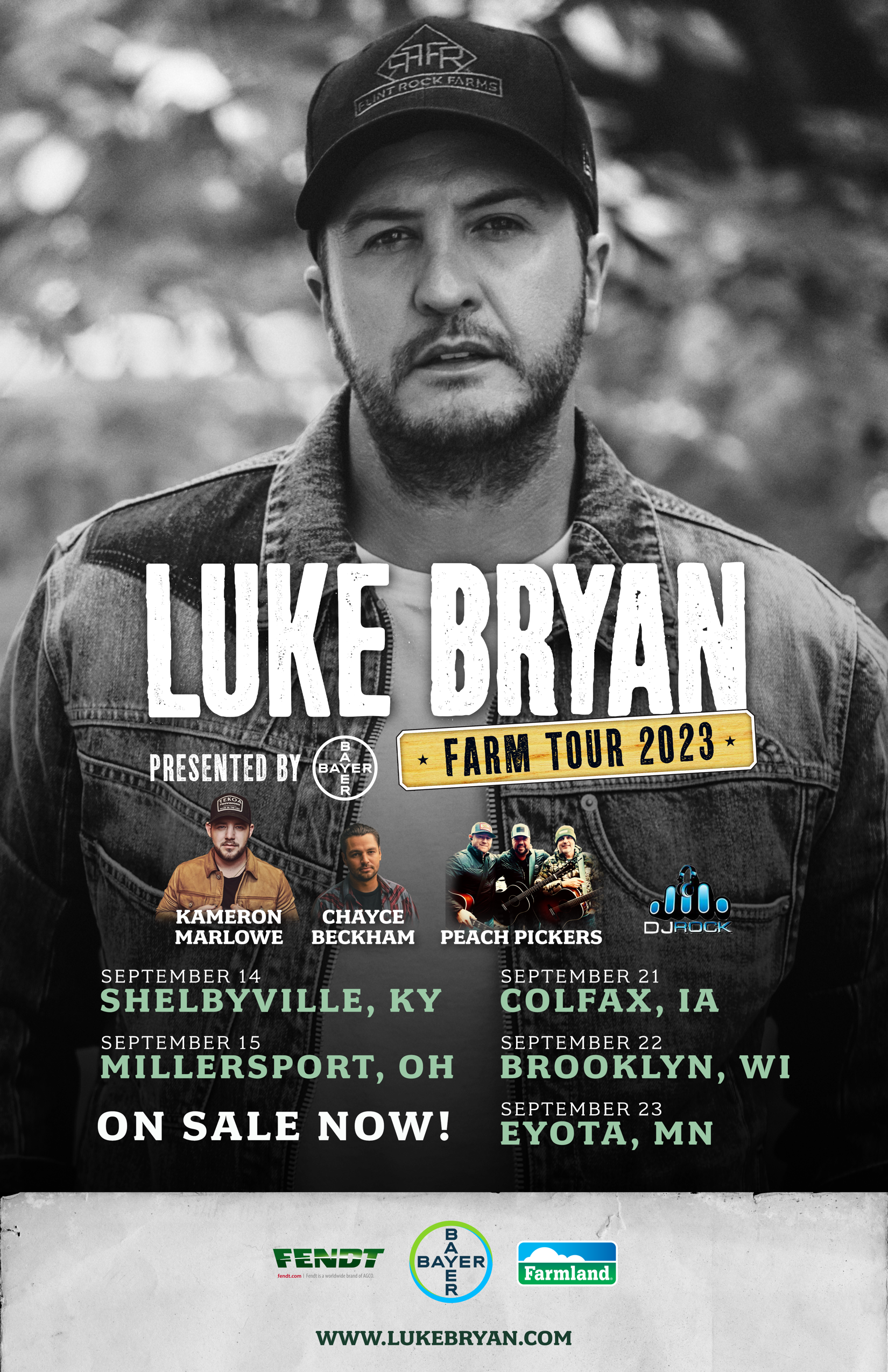 Luke Bryan Announces Special Guest Line-Up For FARM TOUR 2023