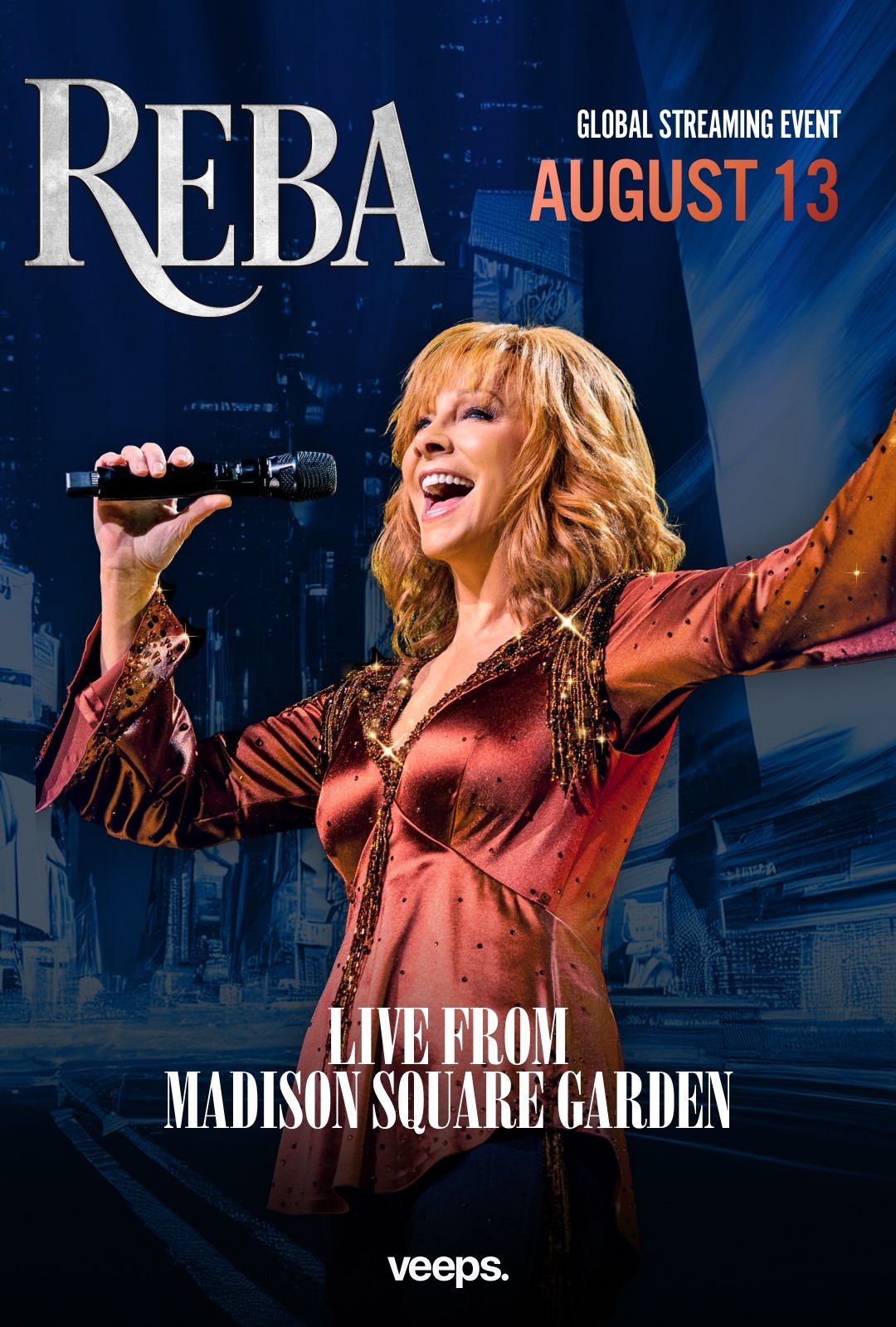REBA MCENTIRE’S MADISON SQUARE GARDEN CONCERT SET TO STREAM GLOBALLY