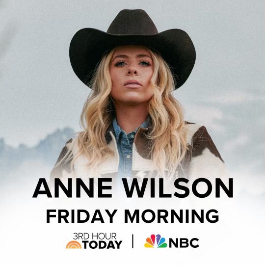 Tune In: Anne Wilson To Make Debut On NBC’s TODAY In Celebration Of Her New Album REBEL This Friday, April 19